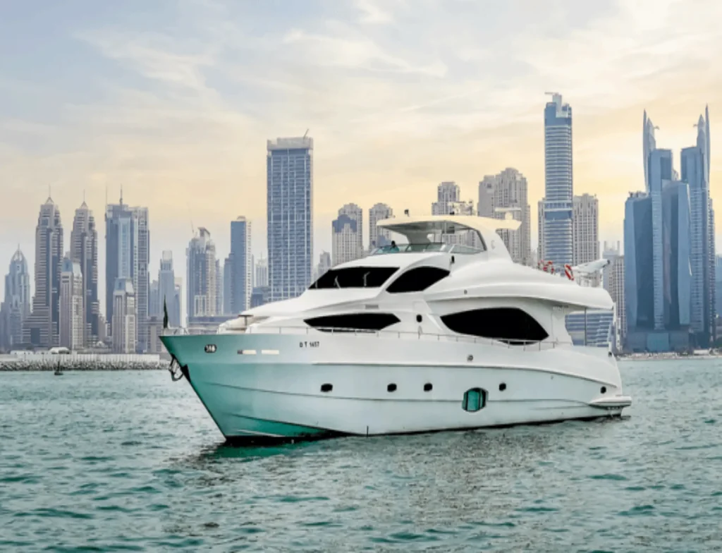 101ft yacht in dubai marina