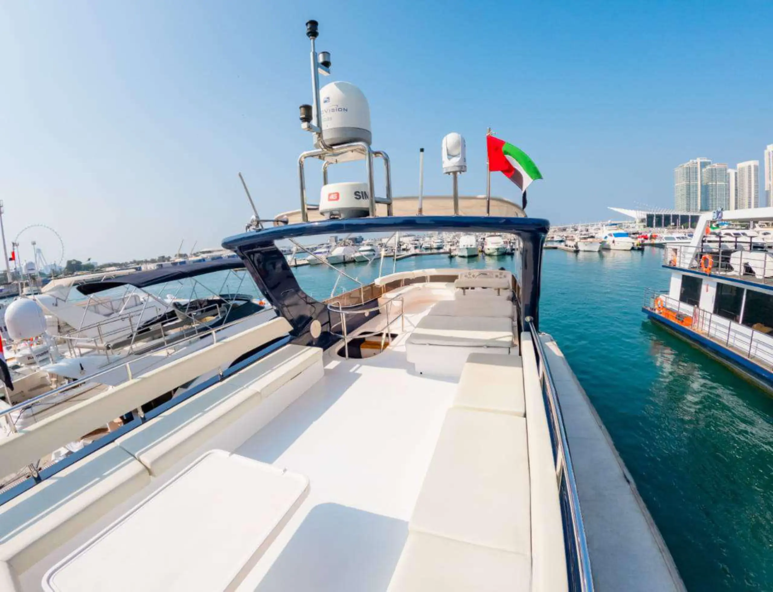 65ft yacht in dubai marina 2