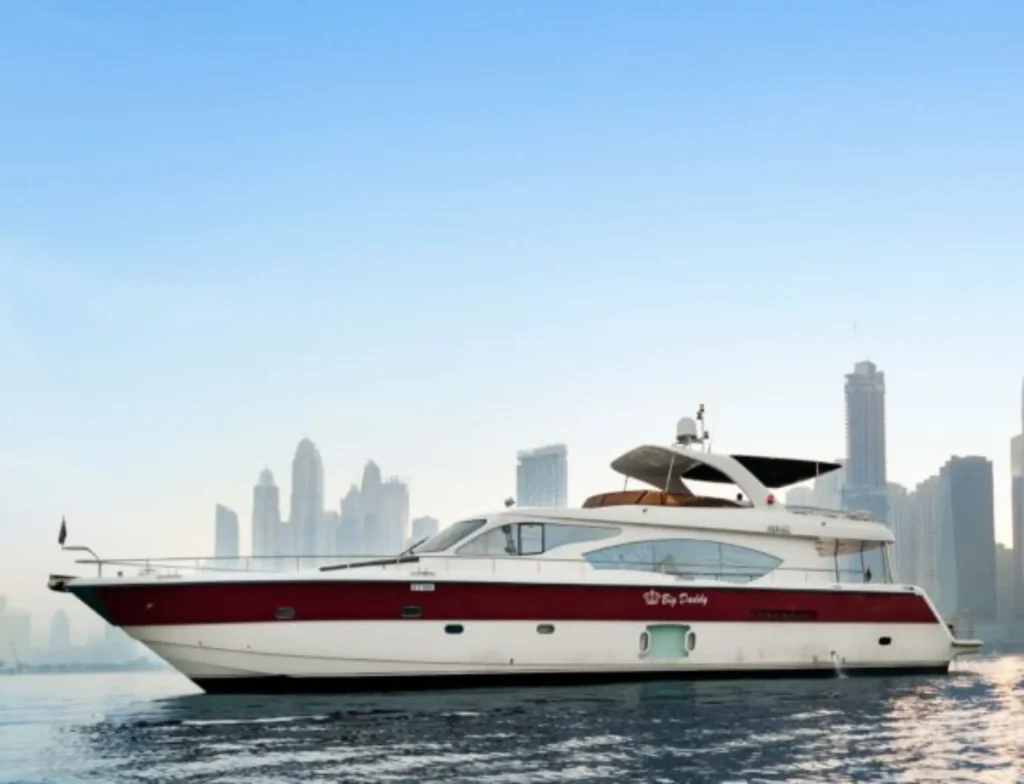 90ft yacht in dubai marina