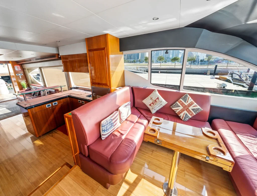 90ft yacht in dubai marina 4