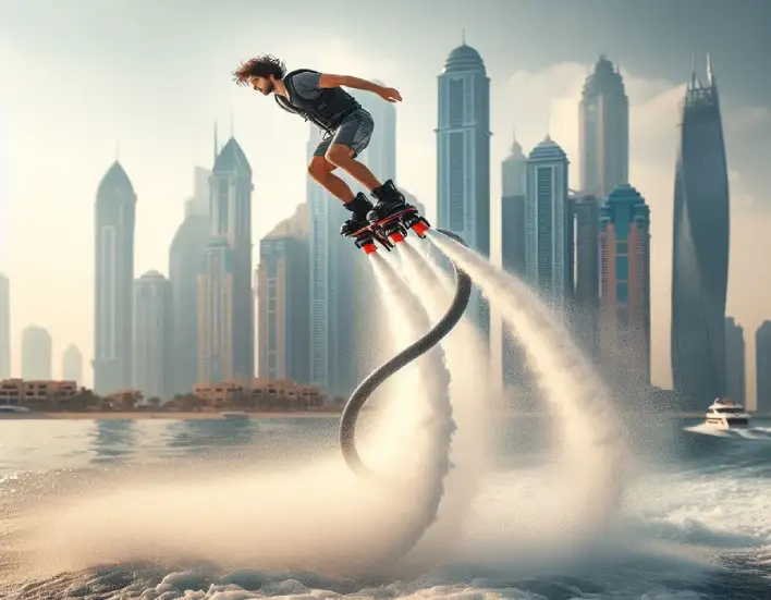 flyboard ride in dubai marina 2