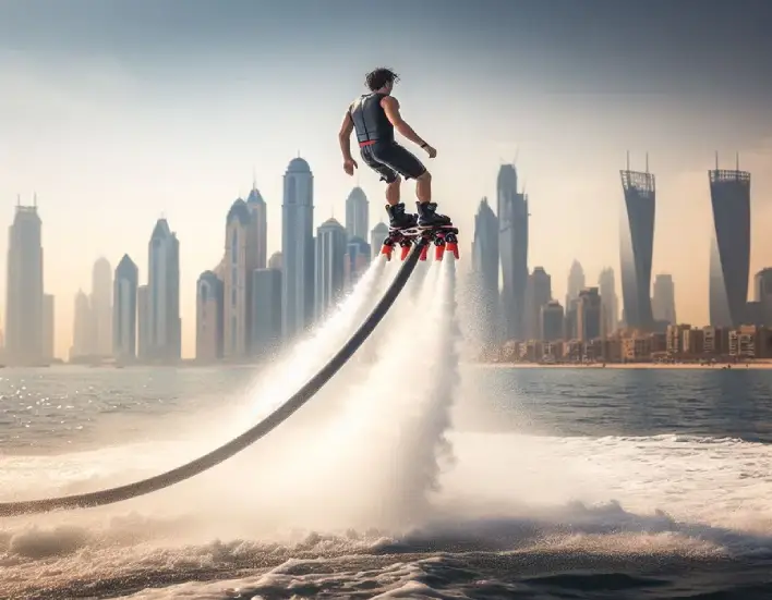 flyboard ride in dubai marina 3